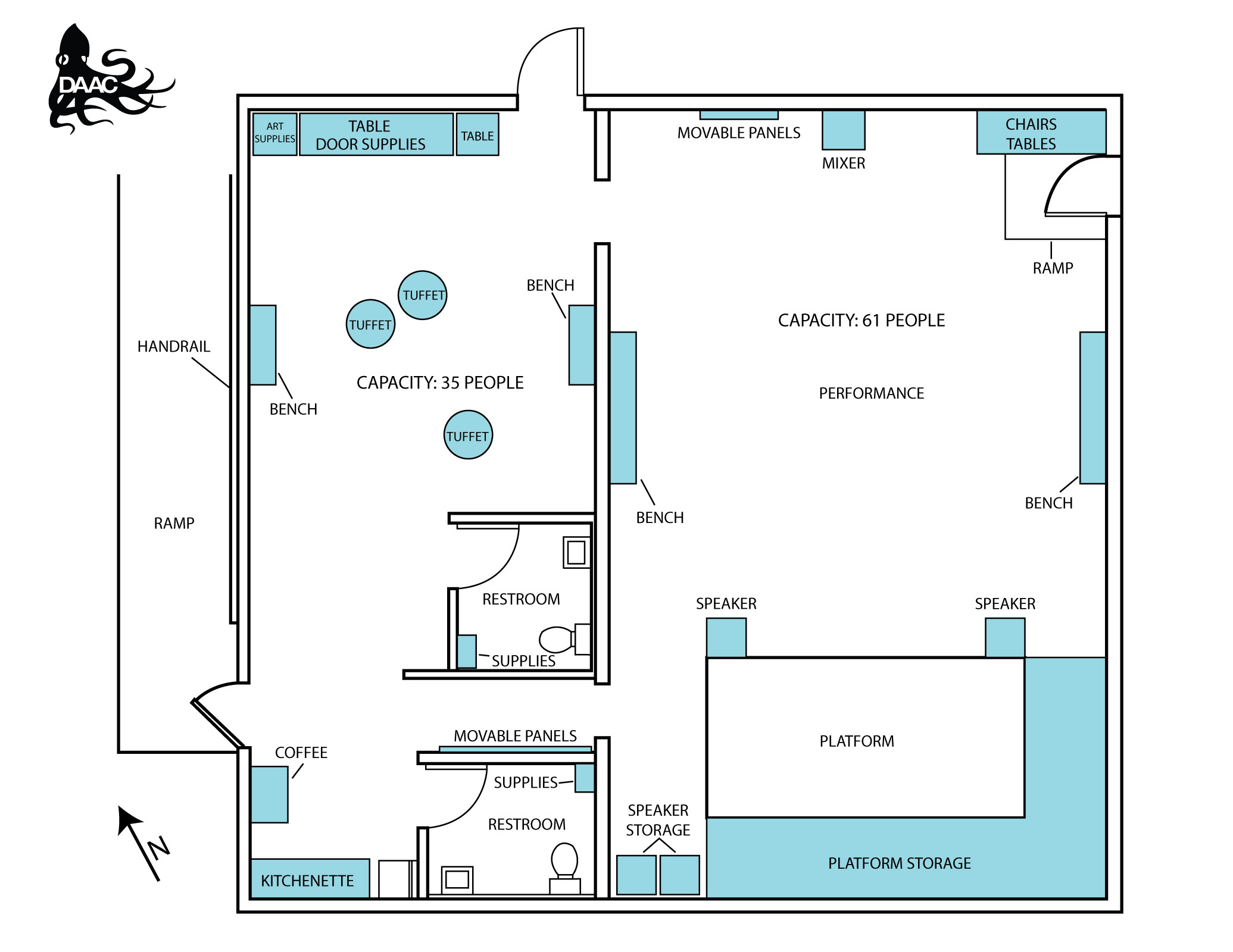 DAAC Floor plan