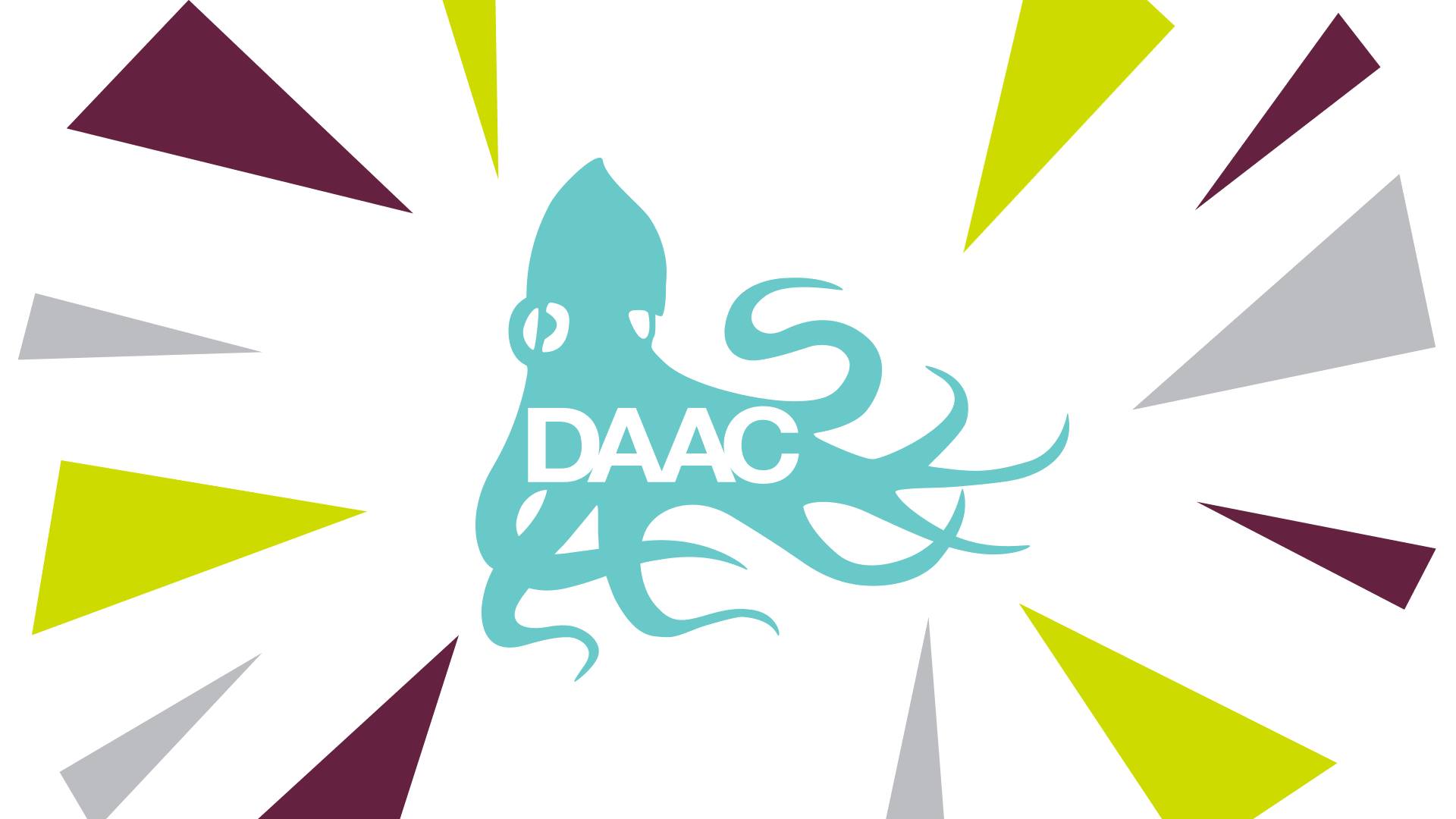 Teal DAACtopus in a starburst