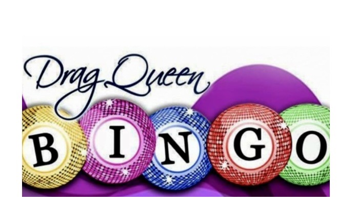 Drag Queen BINGO, spelled in part with BINGO chips