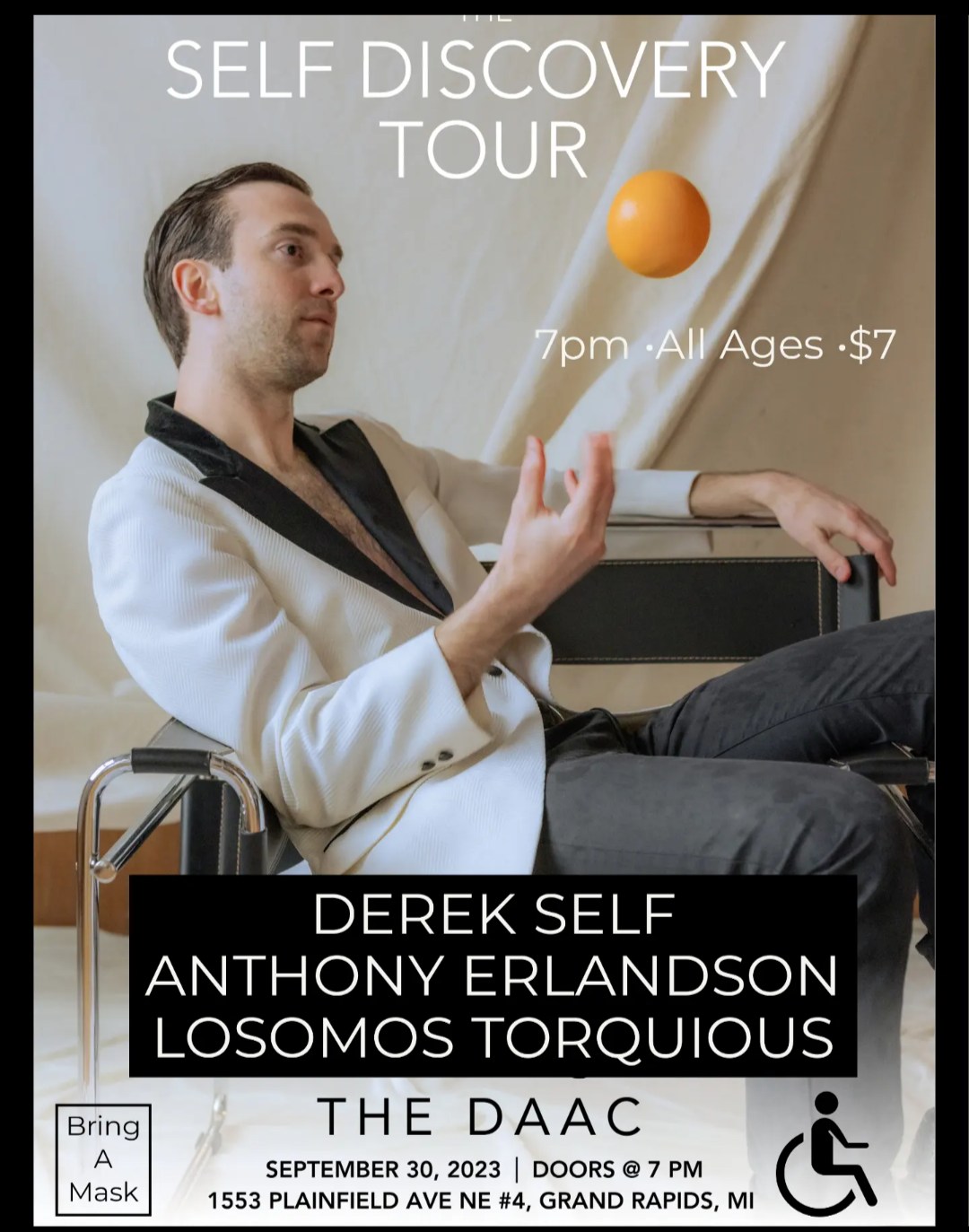 DAAC MUSIC SHOW: Derek Self +Anthony Erlandson+ Losomos Tørquious