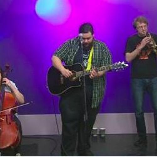 Cellist, guitarist and trumpet player on Eight West television broadcast