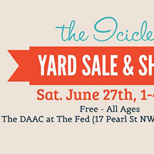 The Icicles Yard Sale and Show, Sat. June 27th 1-4, Free, All ages, The DAAC at The Fed, 17 Pearl St NW, Grand Rapids