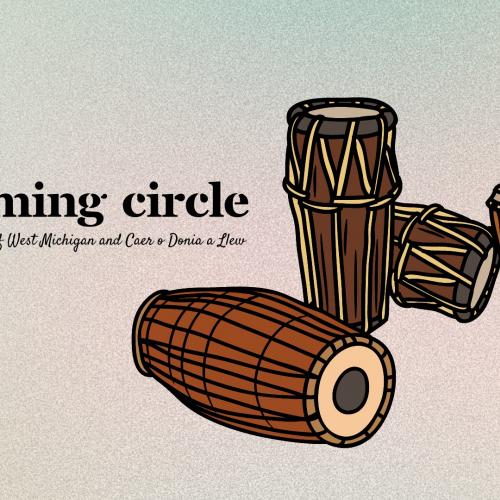 witches of west michigan drum circle logo