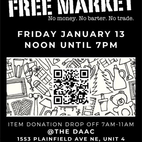 Really Really Free Market Friday January 13 2023
