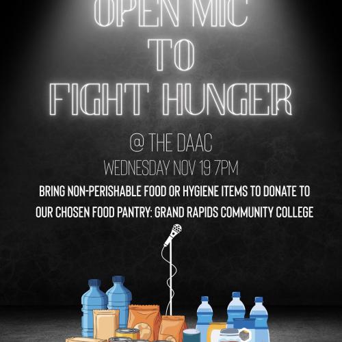Open Mic to Fight Hunger: Join us for a night of music for a cause